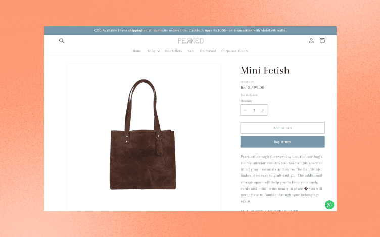 Dropshipping website