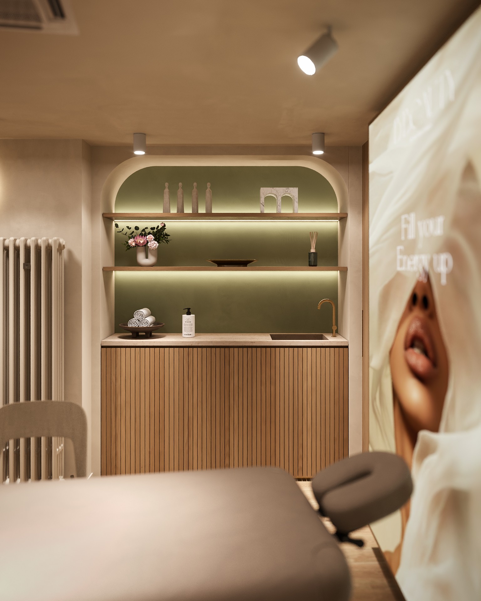 Espace massage design