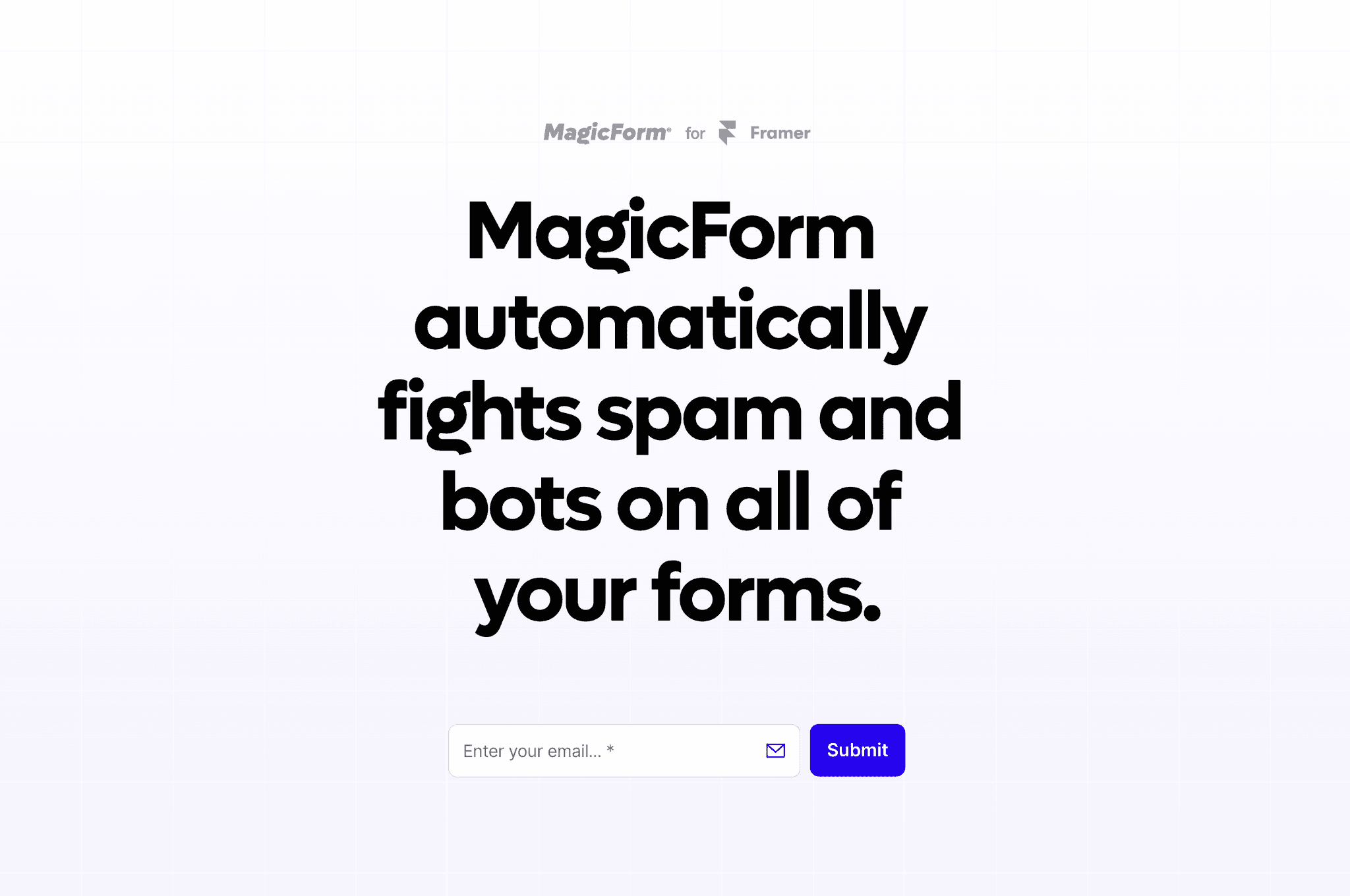 fight spam and bots magicform