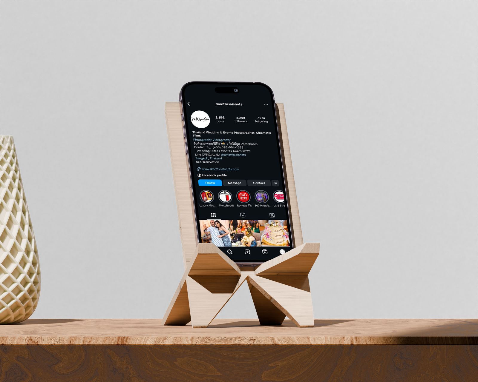 Photographer with the camera