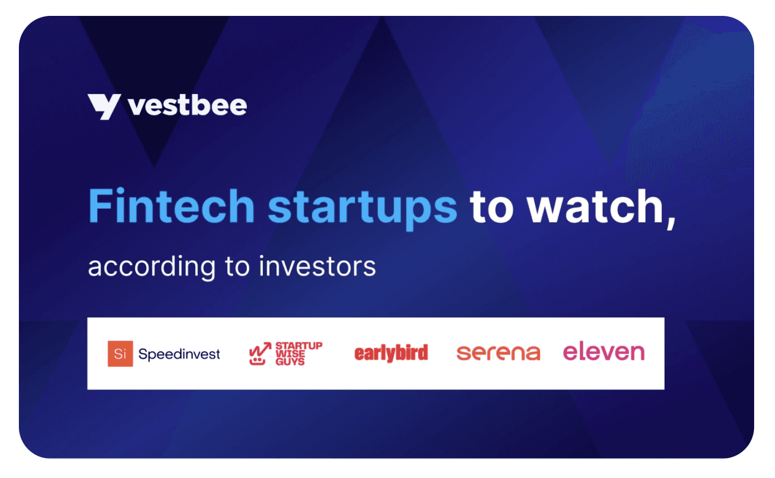 Investors present 15 fintech startups that are currently particularly impressive. Afori is mentioned as an outstanding AI solution for insurance brokers.