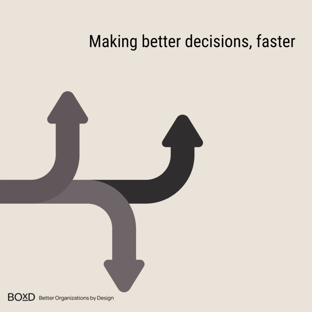 Making better decisions, faster