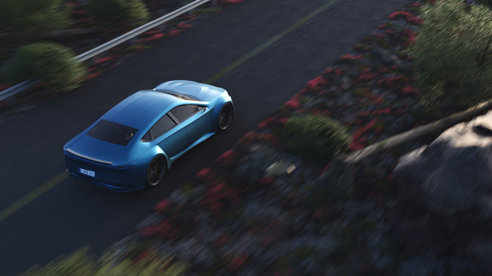 CSS charging plug in the dark with lights on it