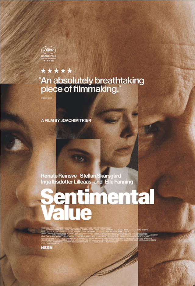 Movie poster of Sentimental Value.