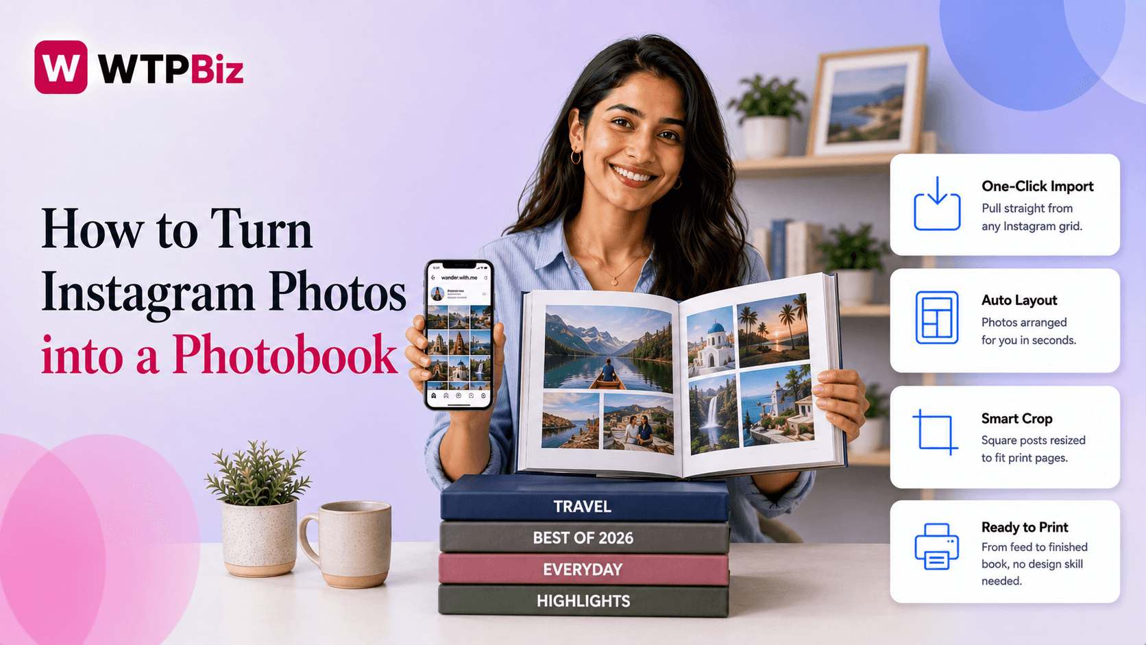 Turn instagram photos into a photobook