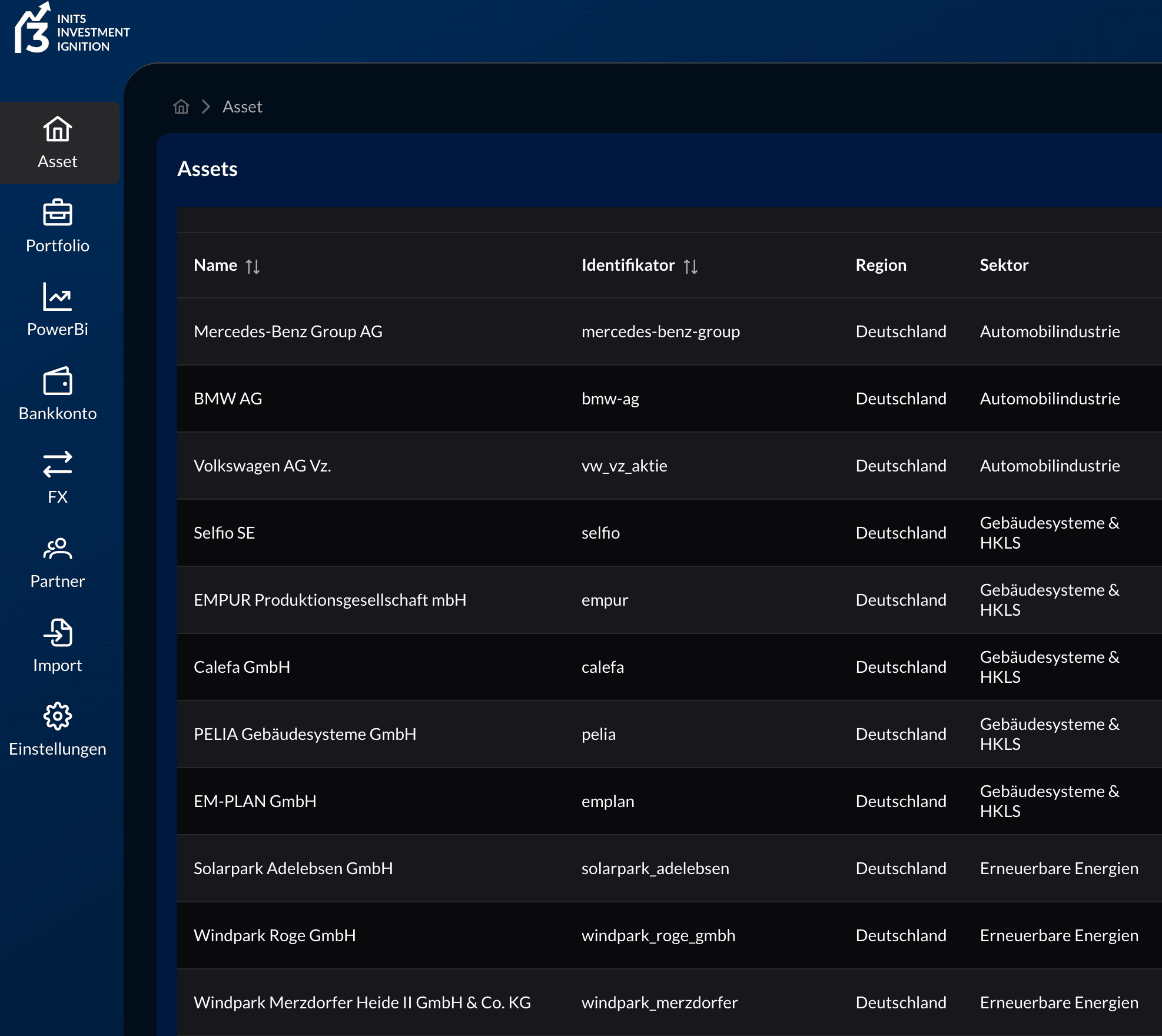 Symbolgrafik mit abstrakten Datenpunkten – Darstellung für zentrale, strukturierte Data-Warehouse-Lösungen.
