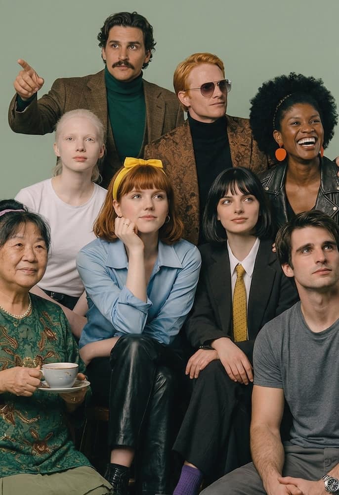 Hand silhouette holding a smartphone with a glowing red screen.