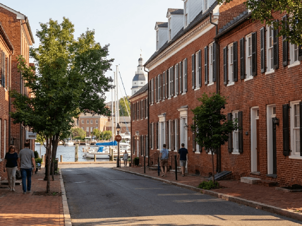 Buildings near historic downtown Annapolis area