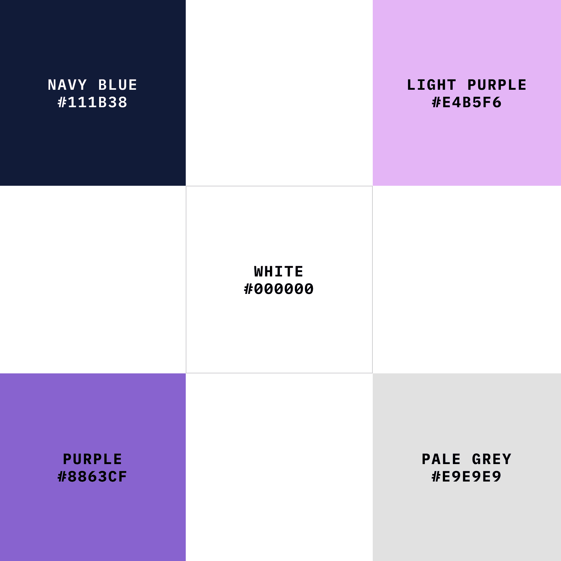 Storyline color palette.