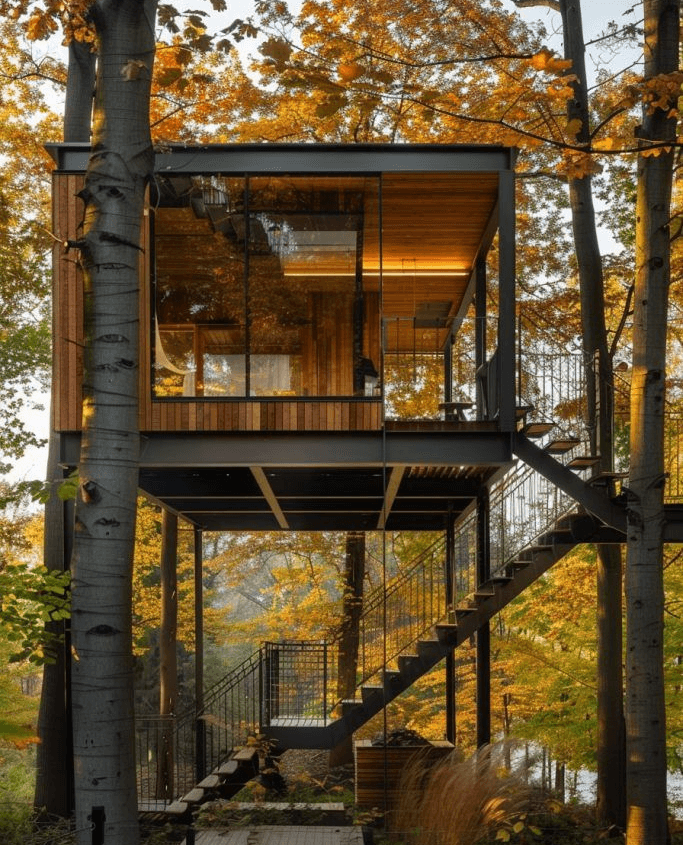 Tree House built by Rajasthan Infra in Kanha Tiger Reserve