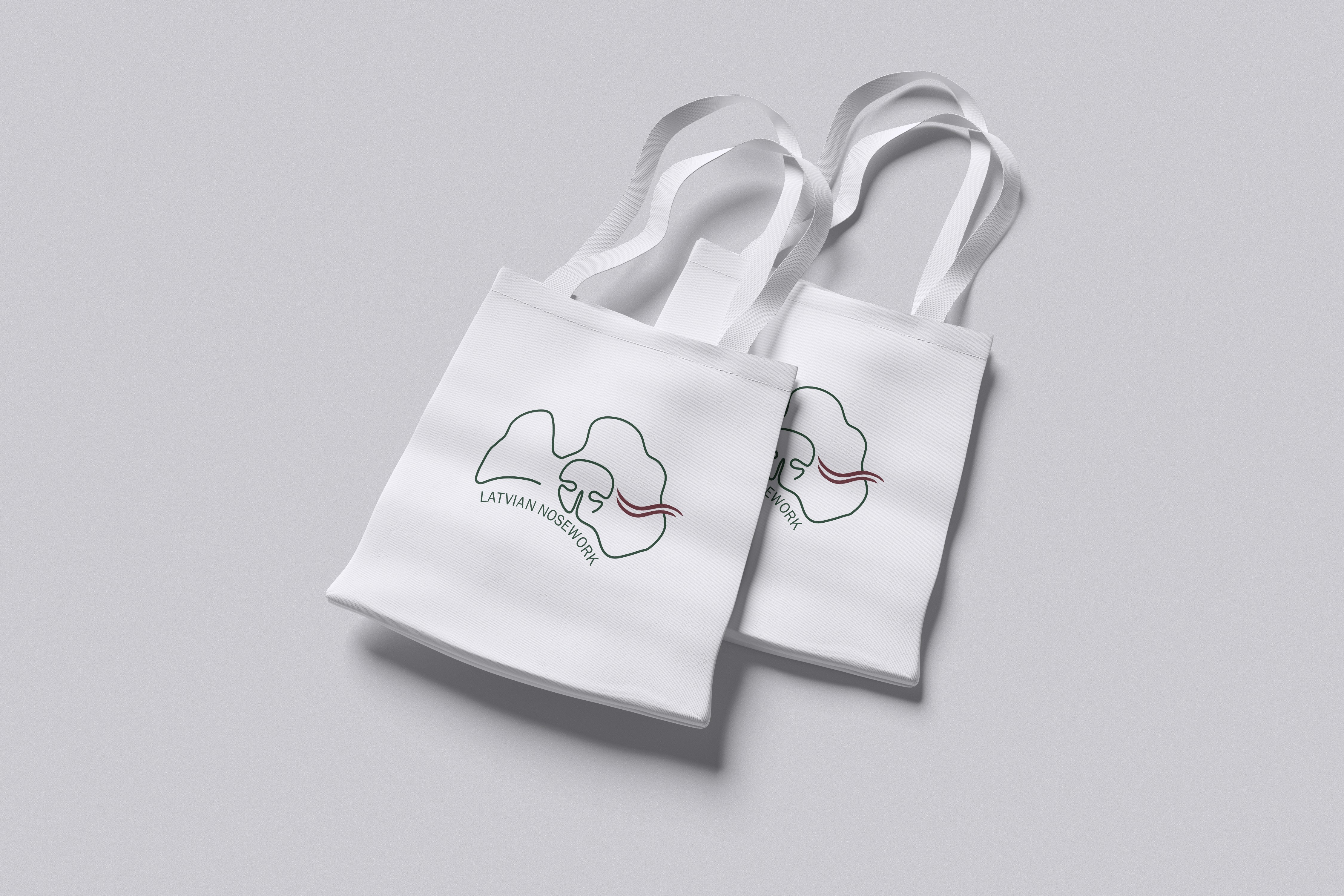 Logo design on tote bag