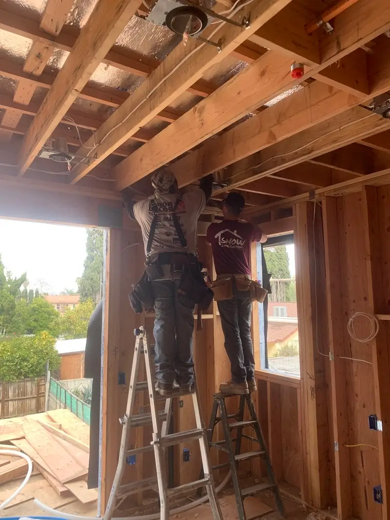 Wood House Framing Los Angeles - Wood Framing Contractor - Snow Construction