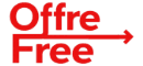 Texte rouge "Offre Free" avec flèche indiquant la direction.