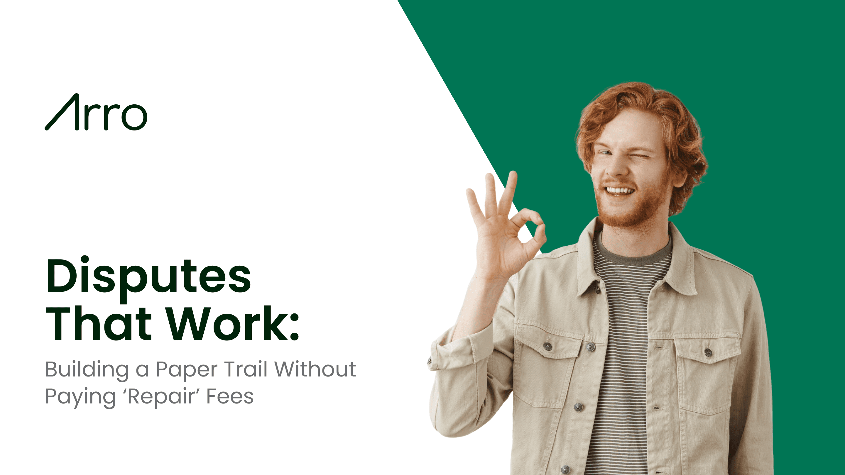 Building A Paper Trail Without Paying “Repair” Fees