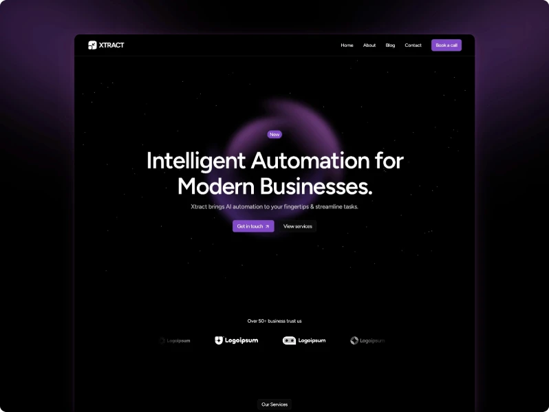 Xtract Framer Agency Template