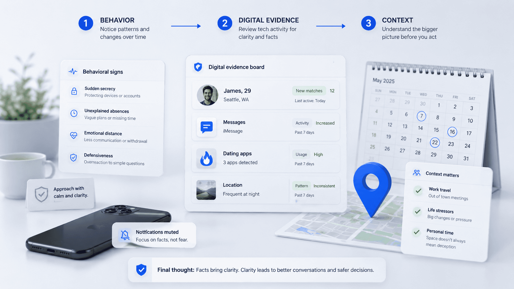 Digital evidence board