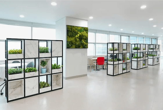 도청 로비 실내조경