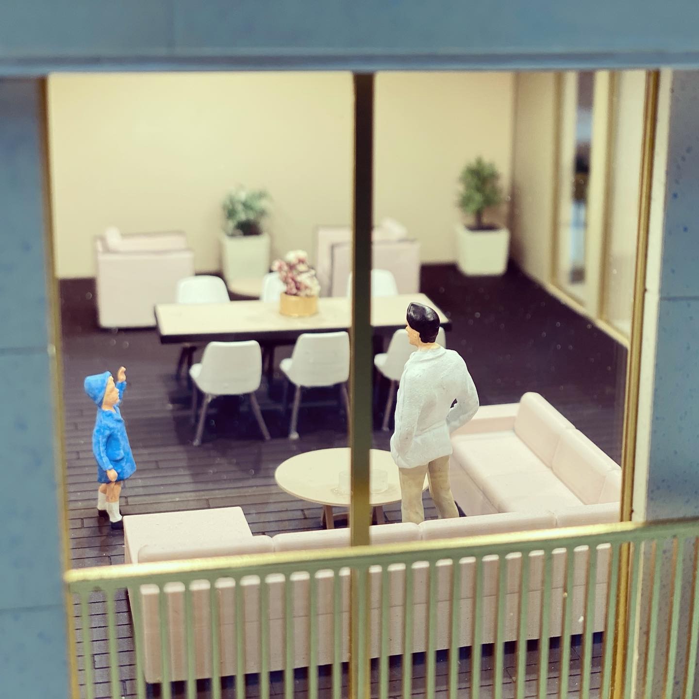 Apartment miniature model