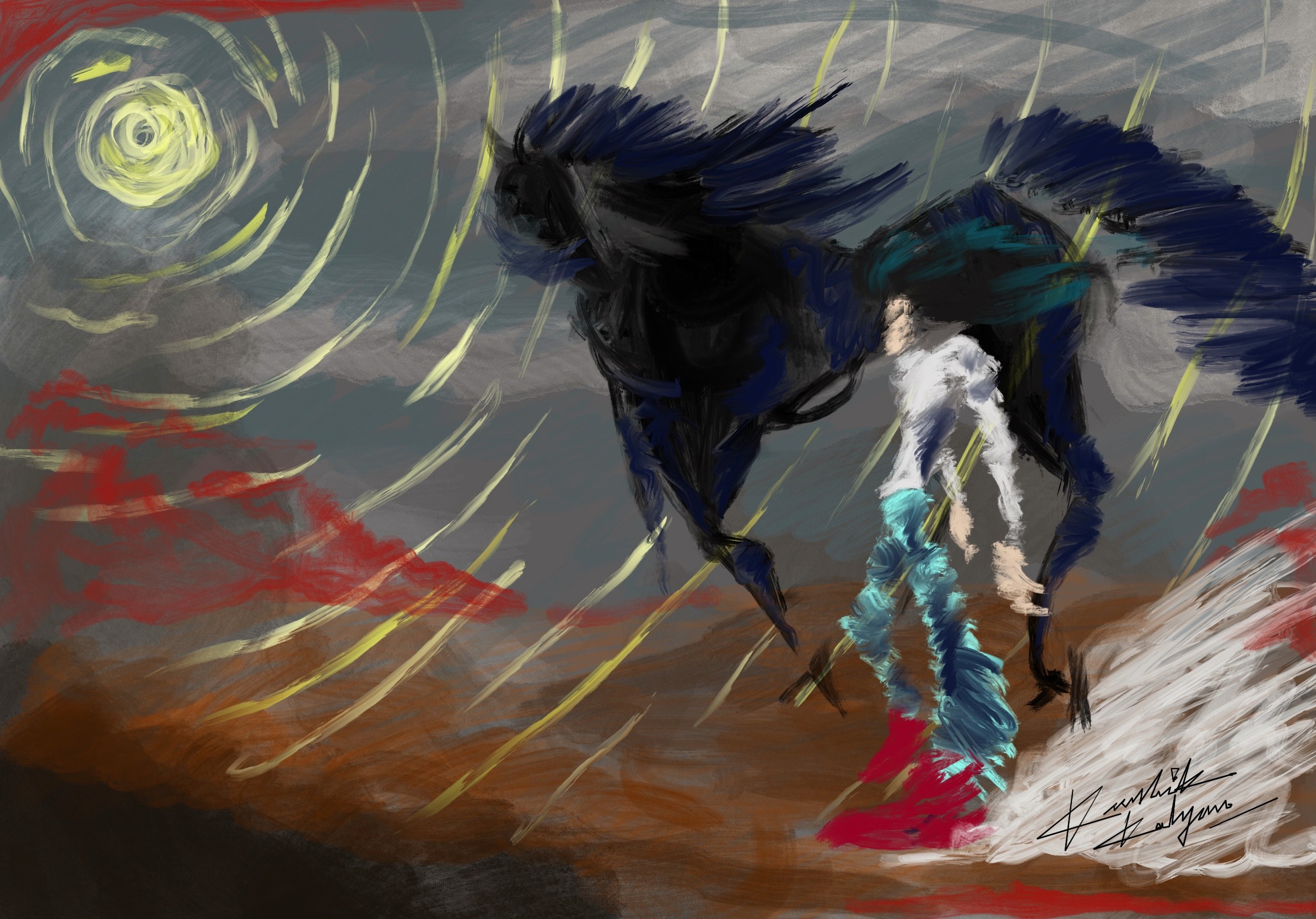 a black female model