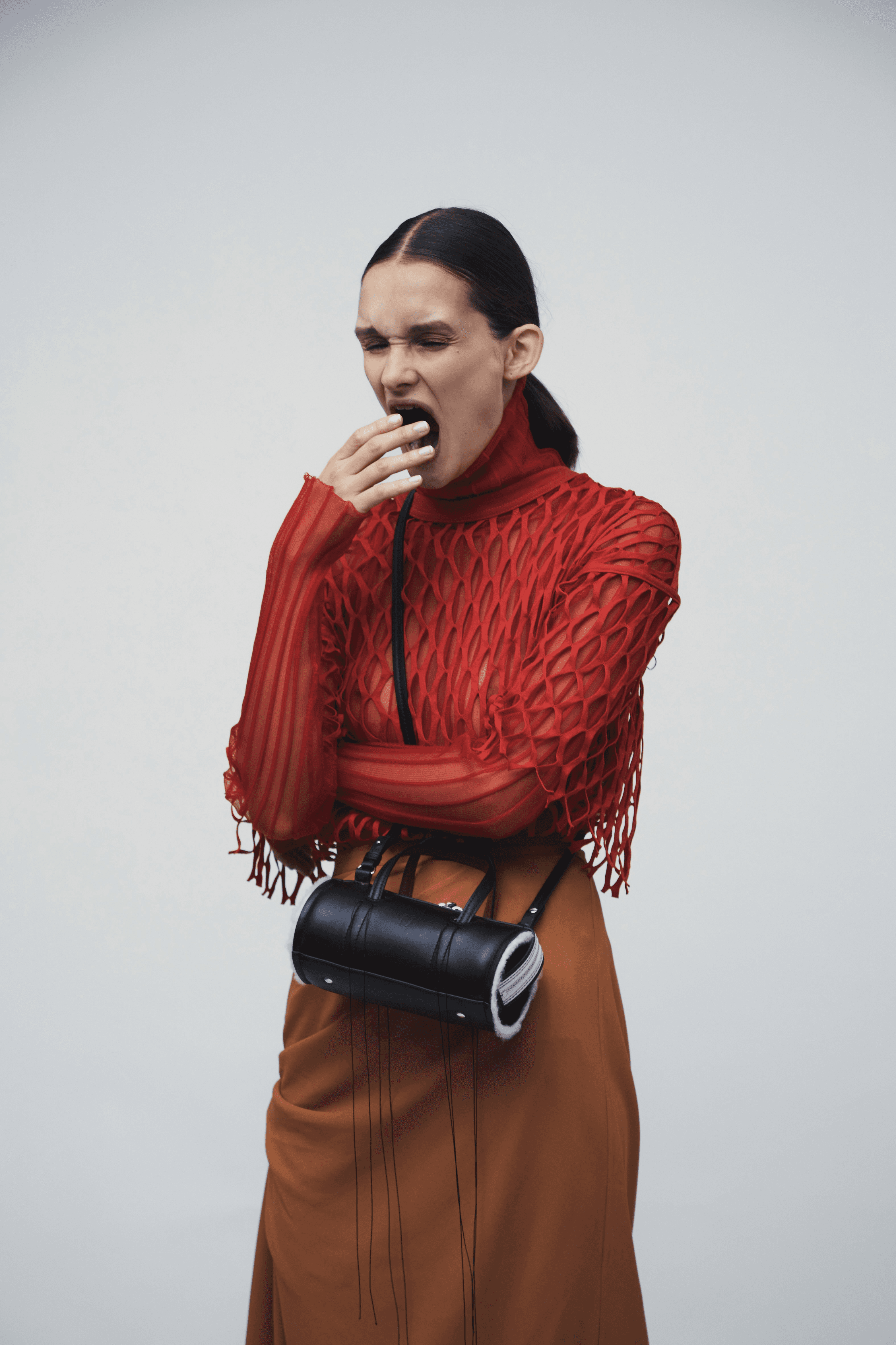 a black female model