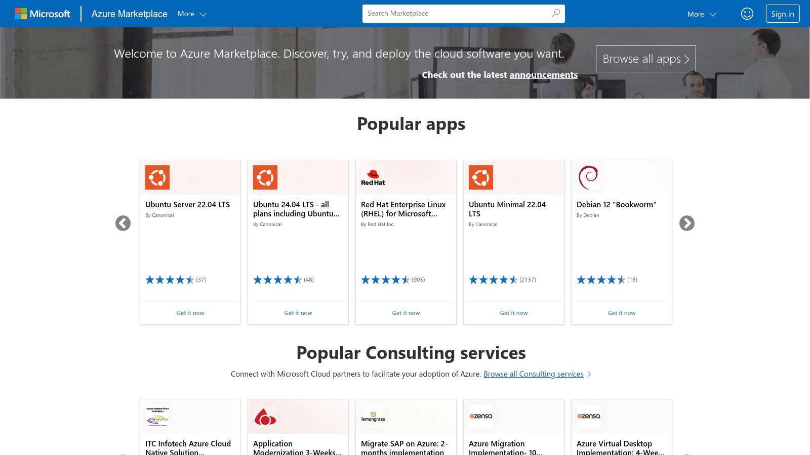 SAS Viya (via Microsoft Azure Marketplace)