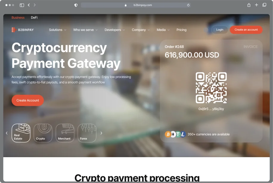 WSA website example