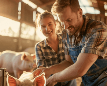 Farmer Couple