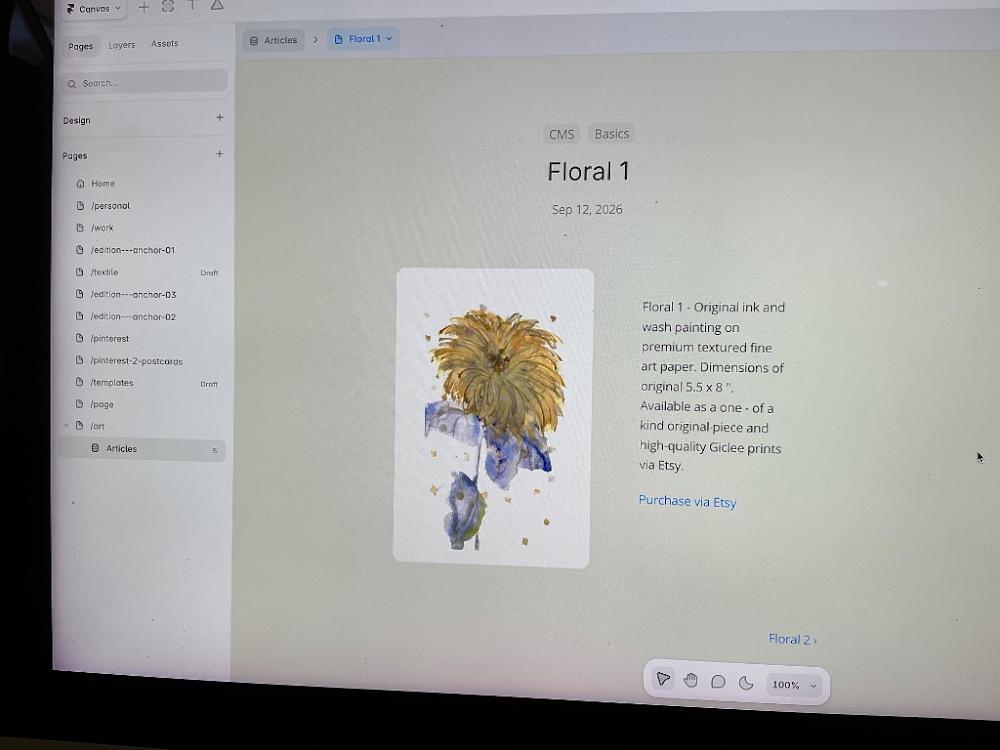 Visually searched image