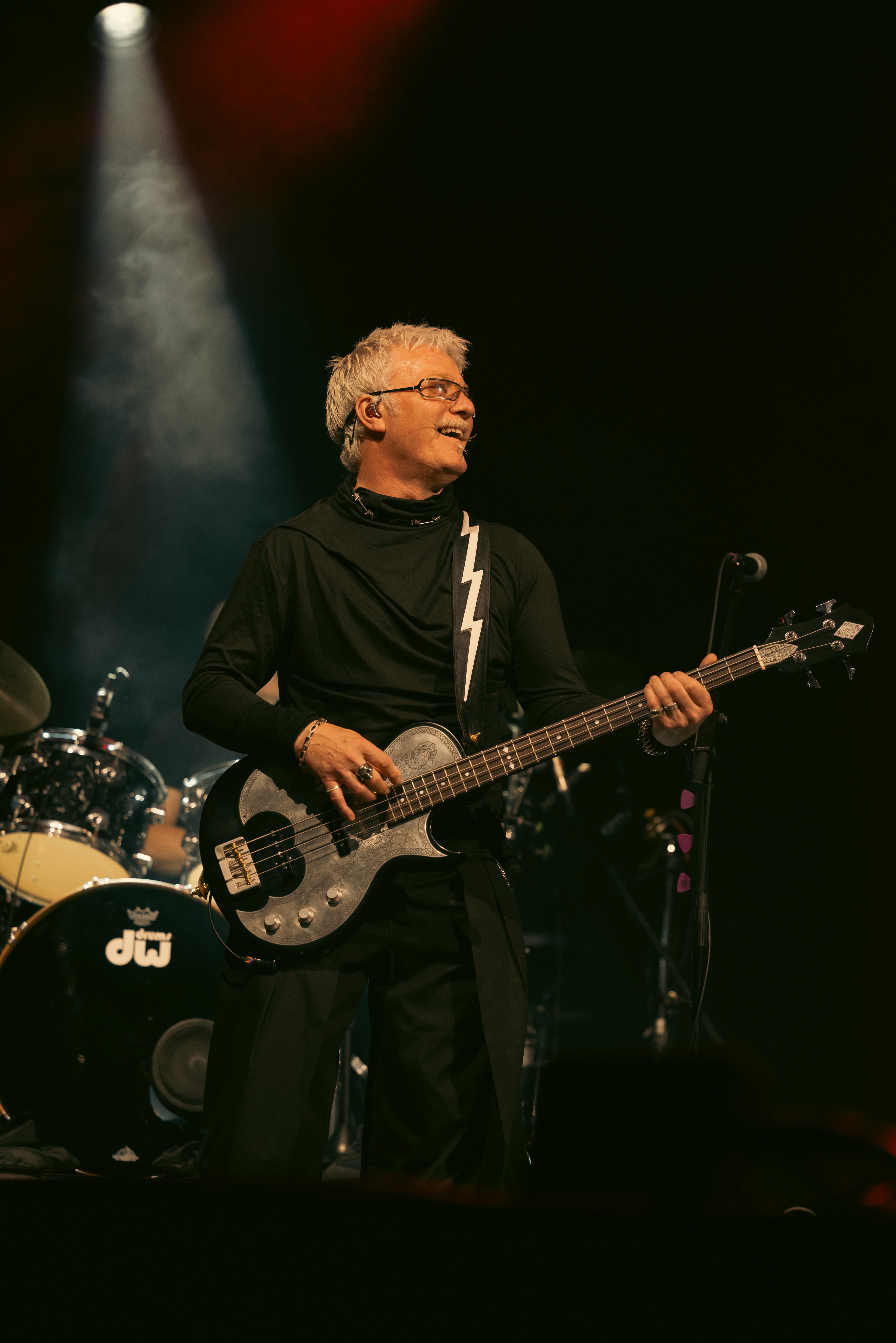 Elegant couple on cliff
