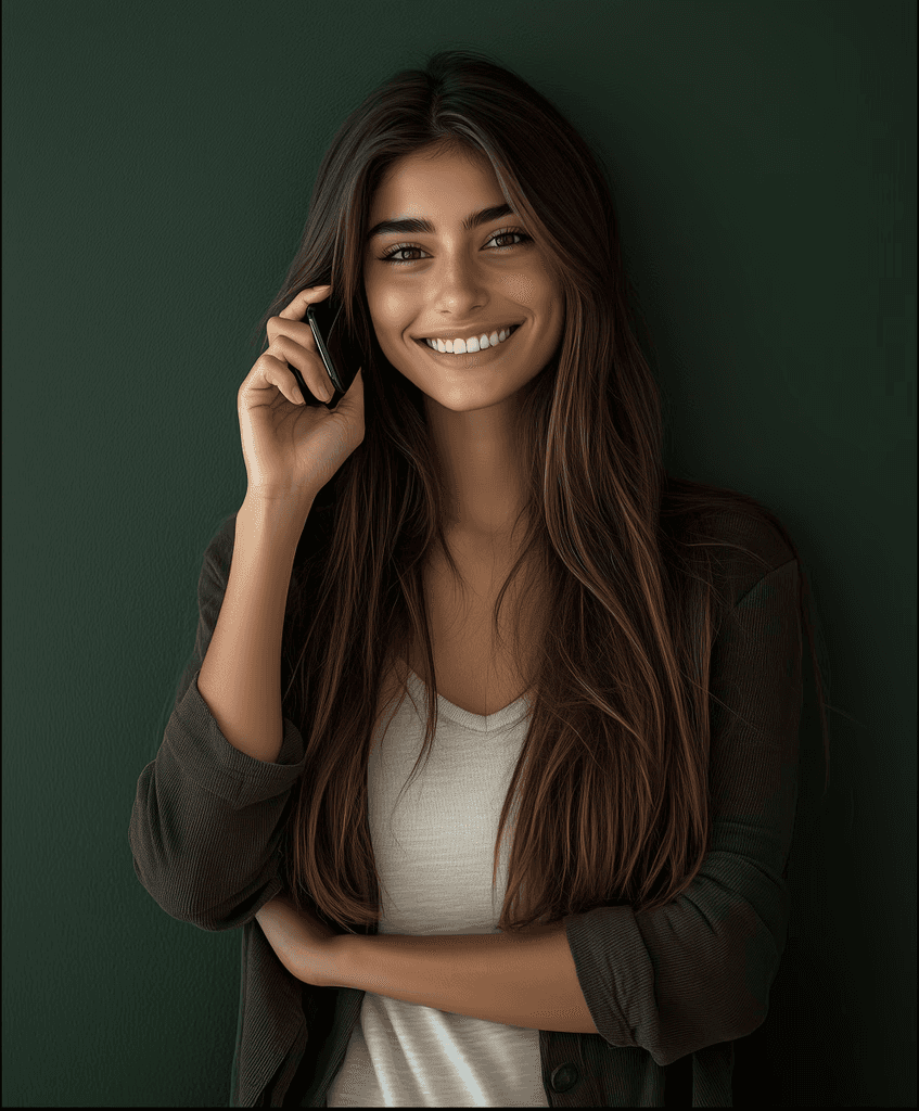 Close-up of a dark green leaf showing its textured surface and central vein against a muted background.