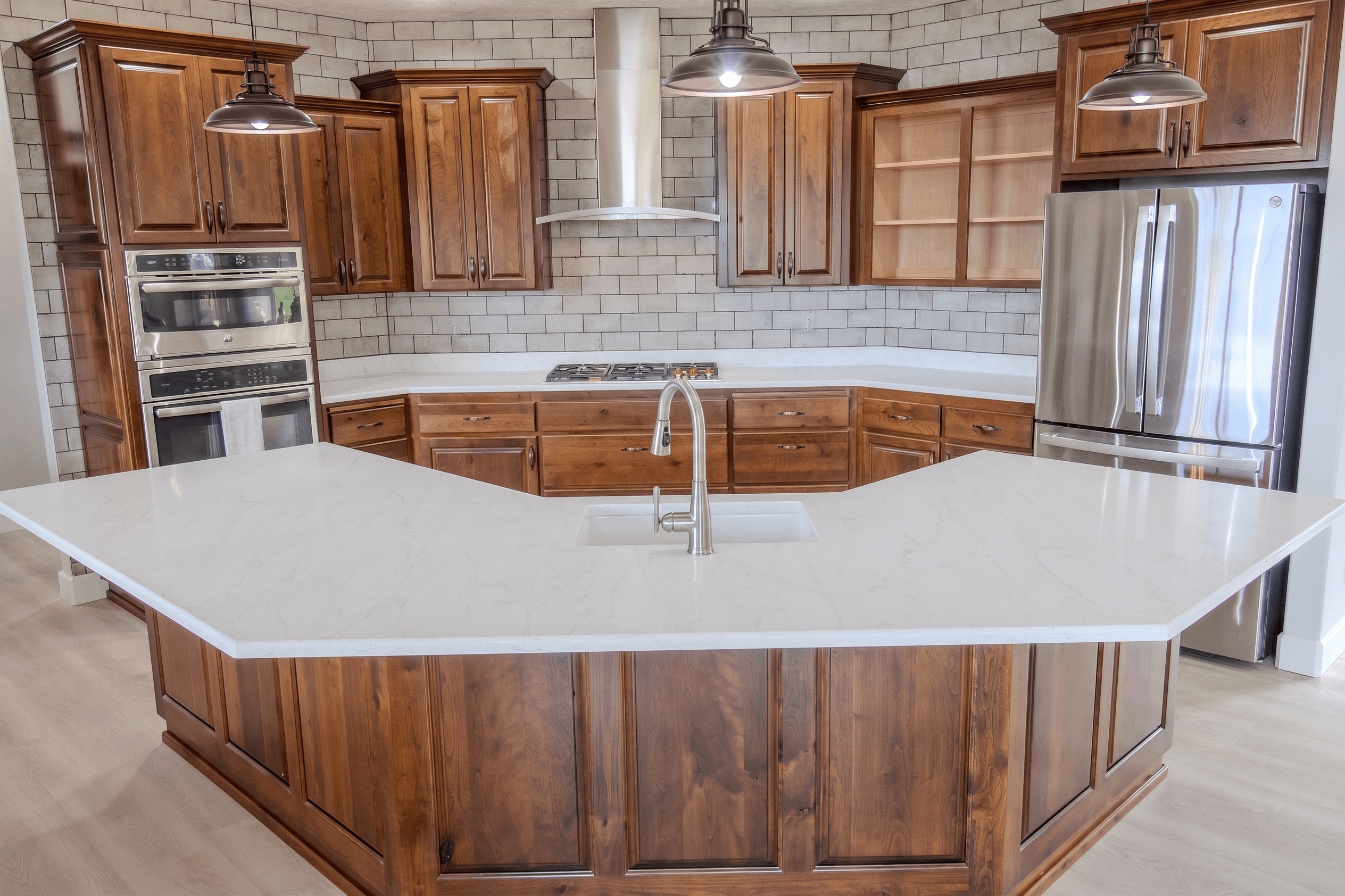 Gallery photo of a completed renovation with cohesive design and quality craftsmanship