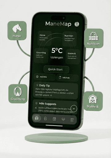 Home Page of the ManeMap app