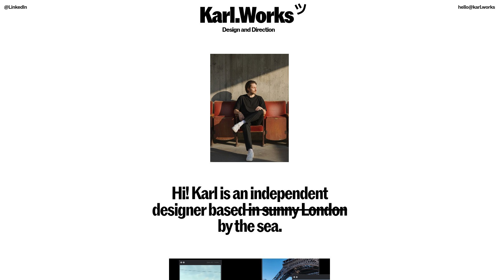 Portfolio of independend designer Karl Blankley