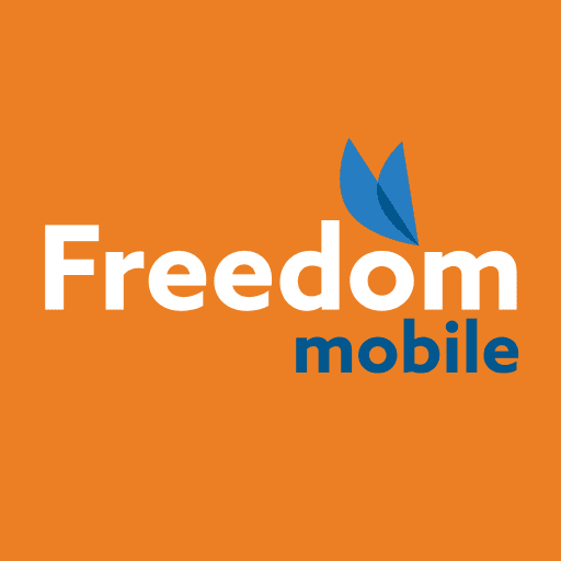 Official Freedom Mobile logo, a Canadian cell phone provider offering the $40 BYOD Roam Beyond international data plan.