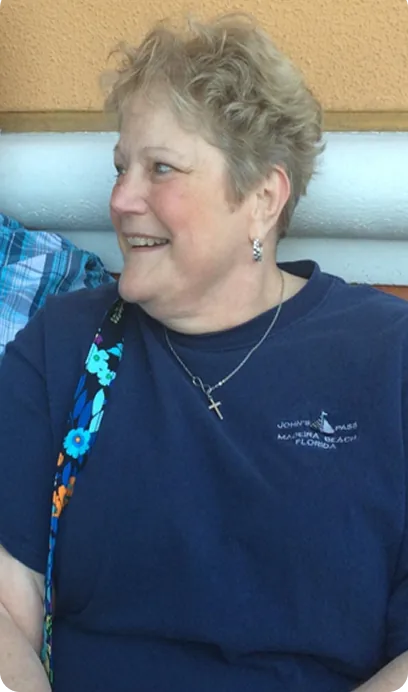 Linda H. before treatment