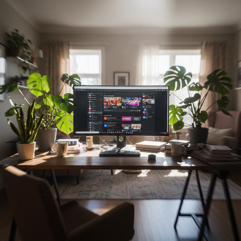 Portrait of portfolio creator – back view