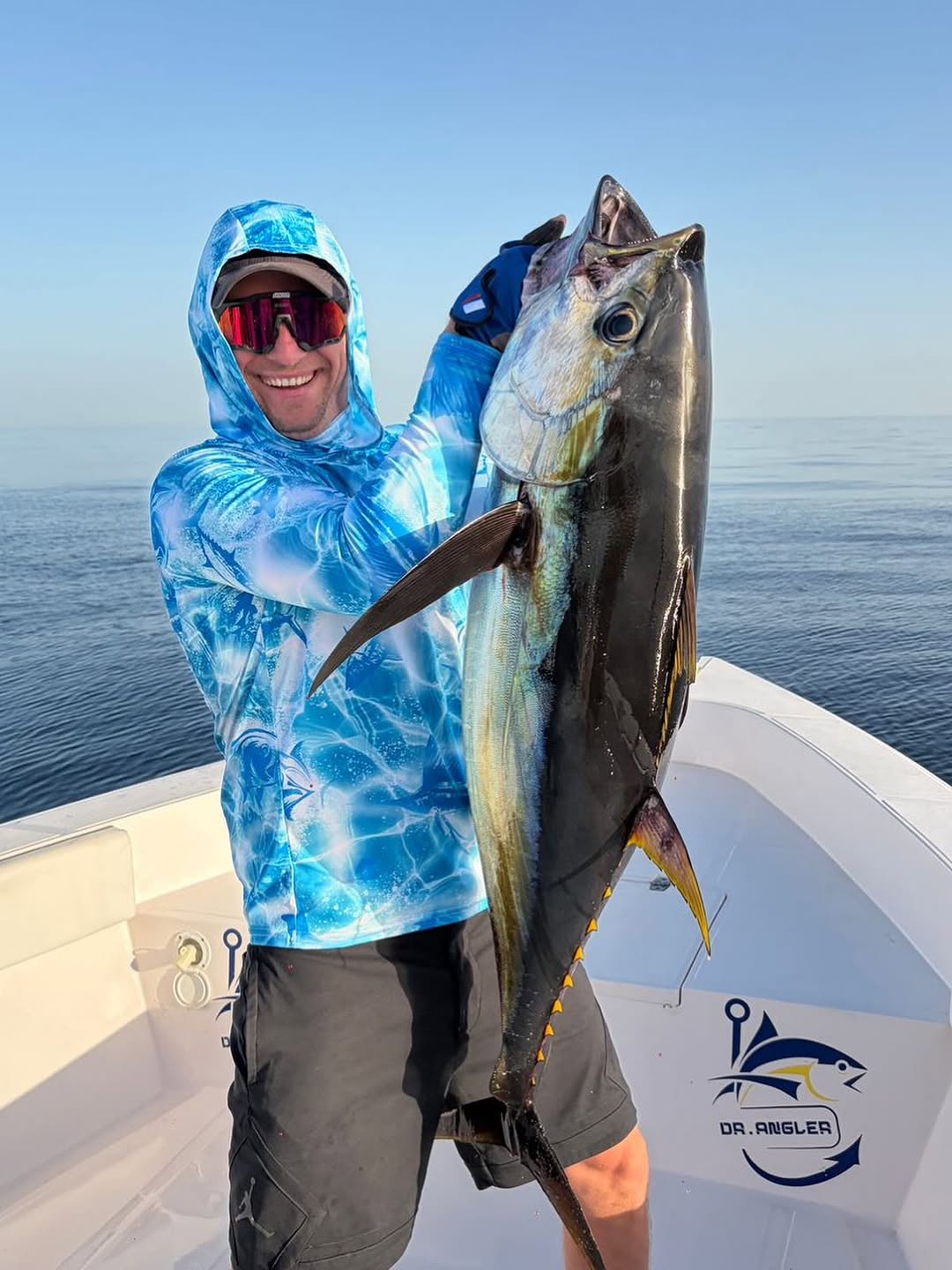 Oman, tun, yellowfin, popper, kastefiskeri, båd