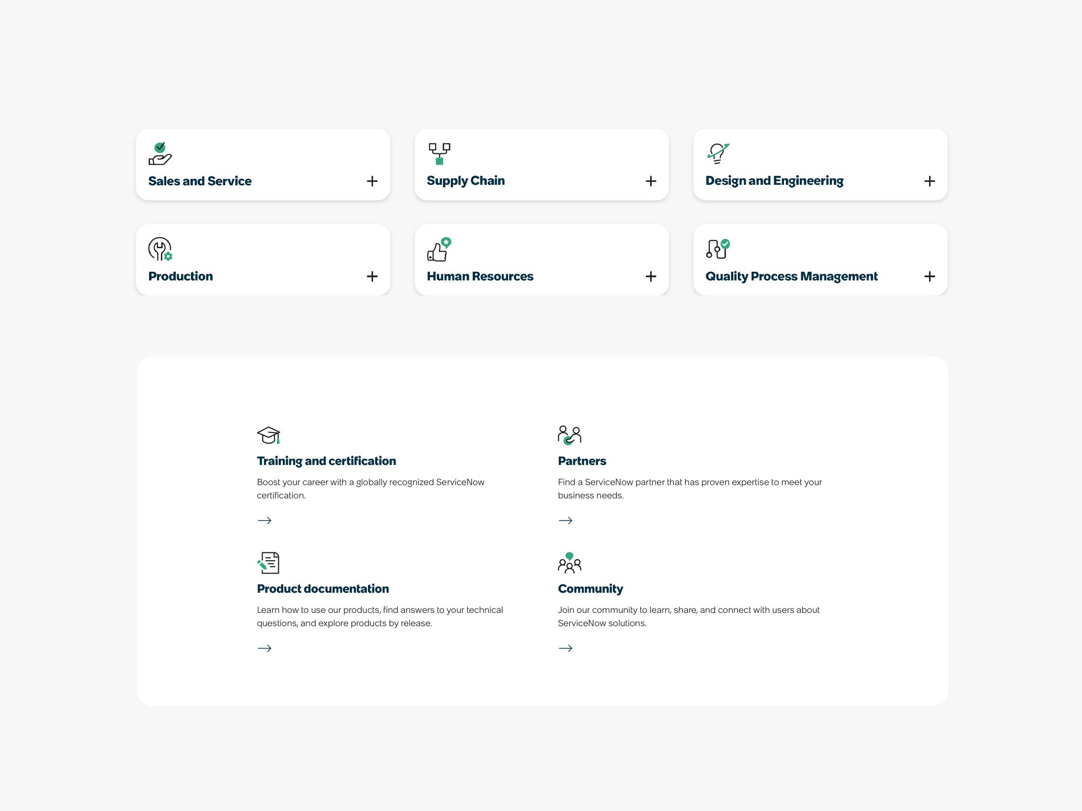servicenow marketing icons