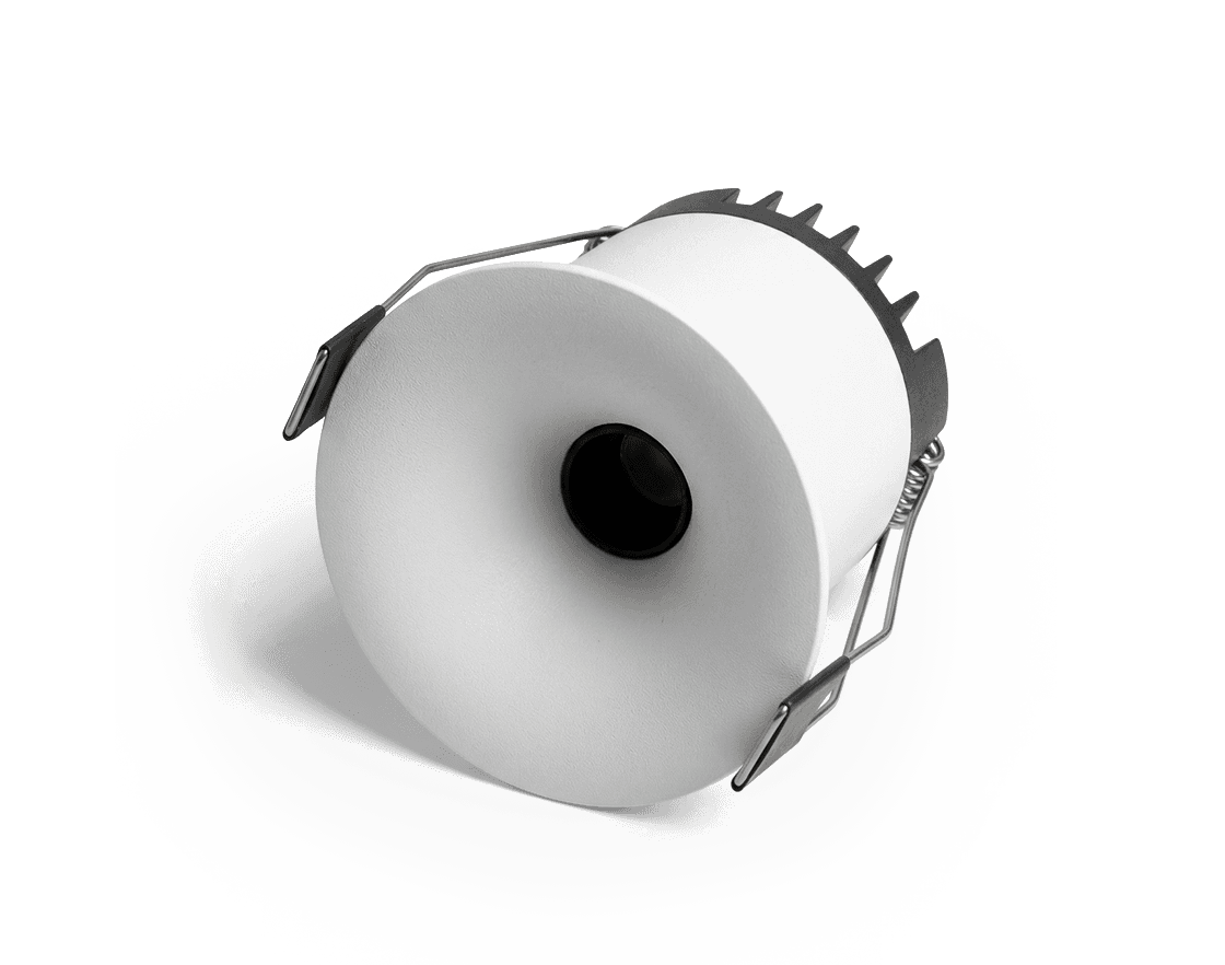 a part of the black headphone