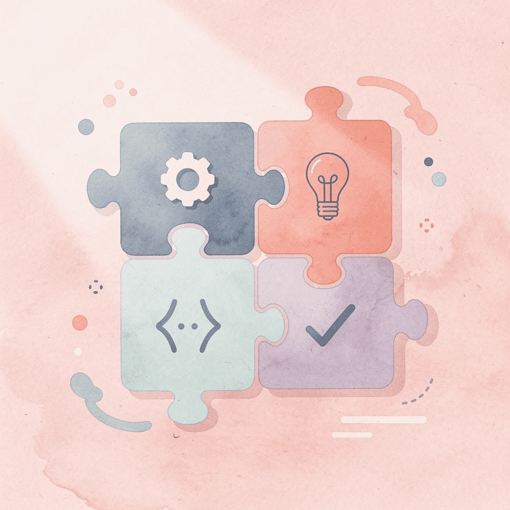  Puzzle pieces fitting together representing holistic admissions process