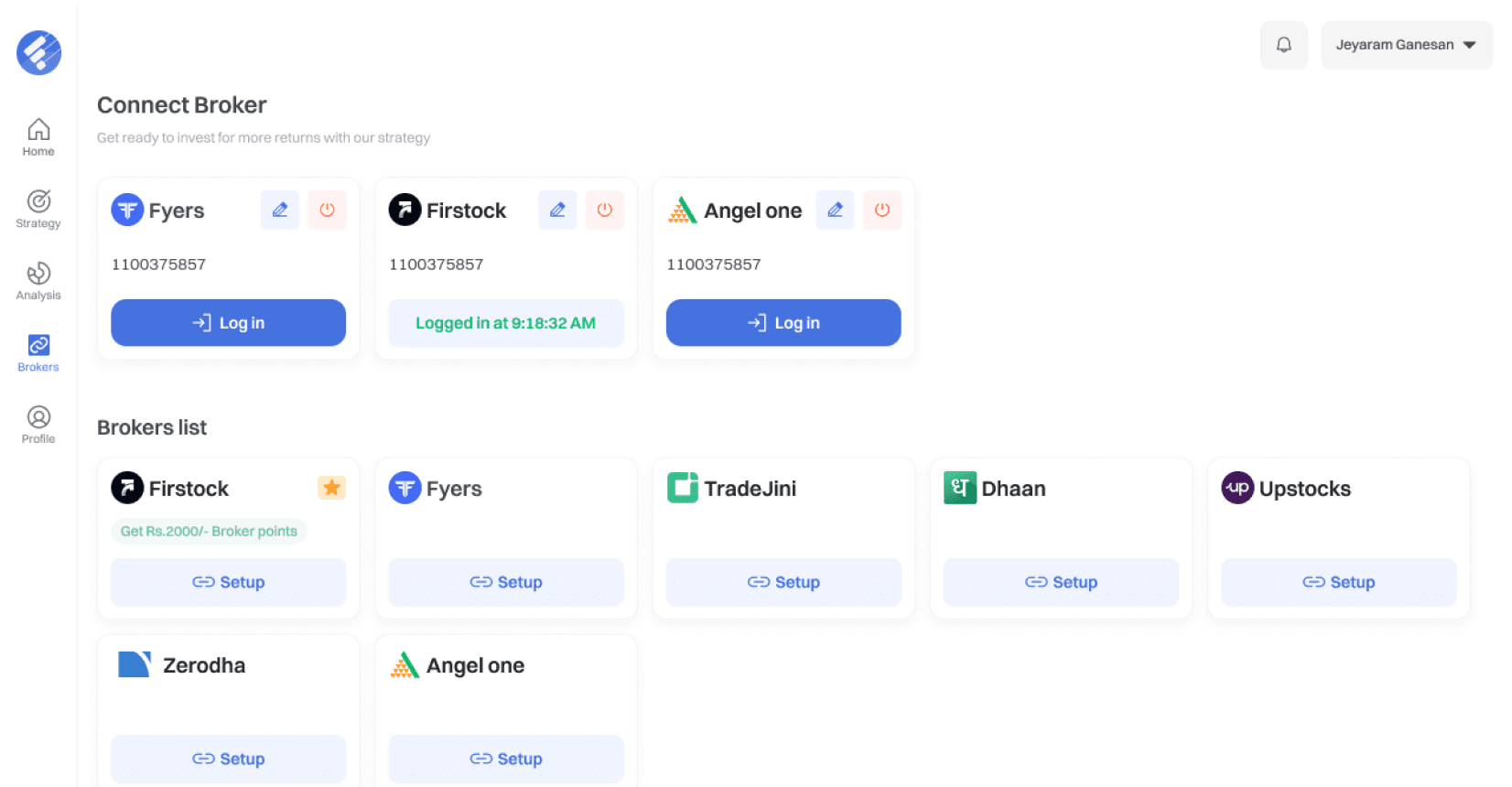 Link Your Broker
