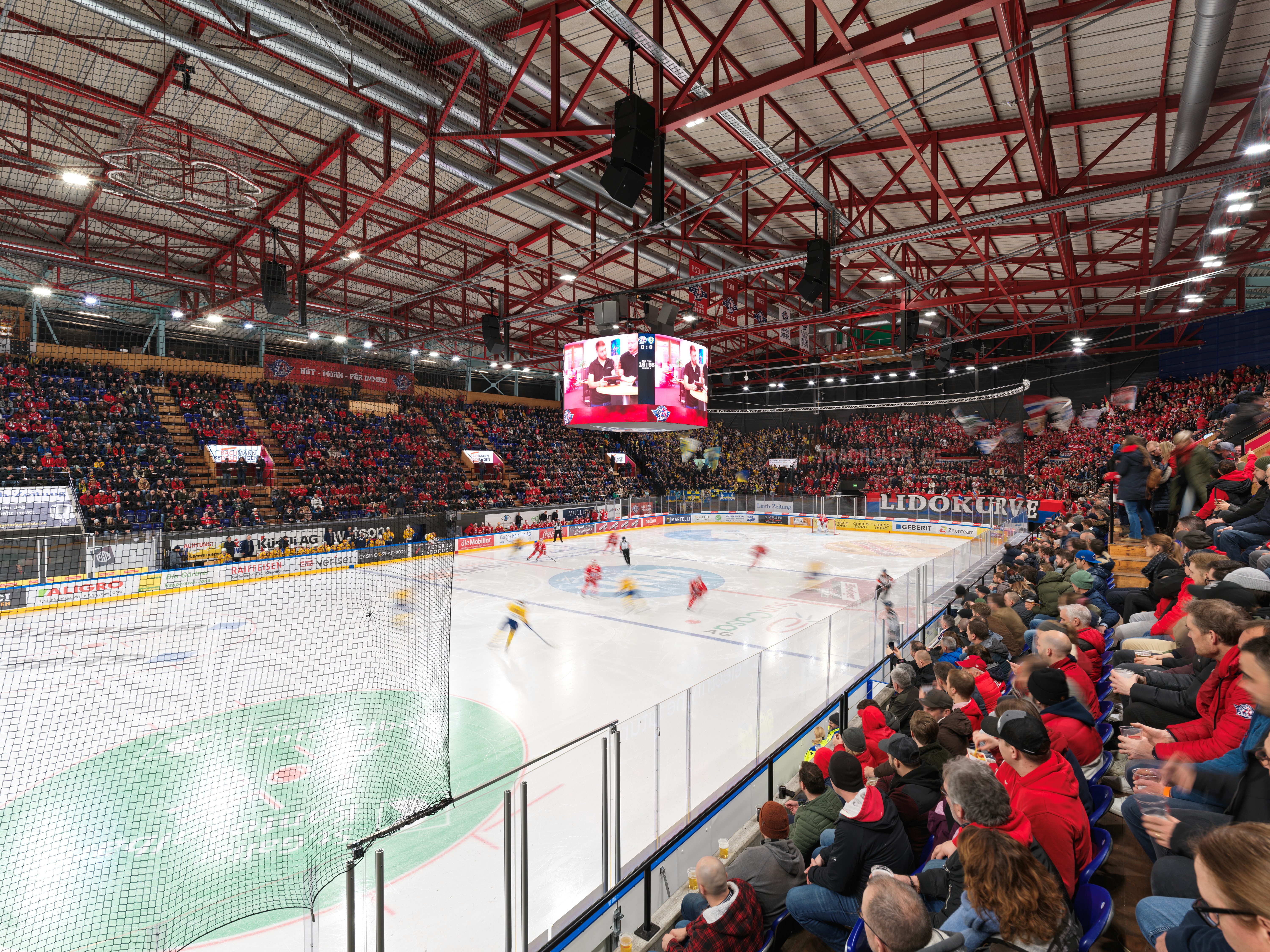 Indoor sports arena