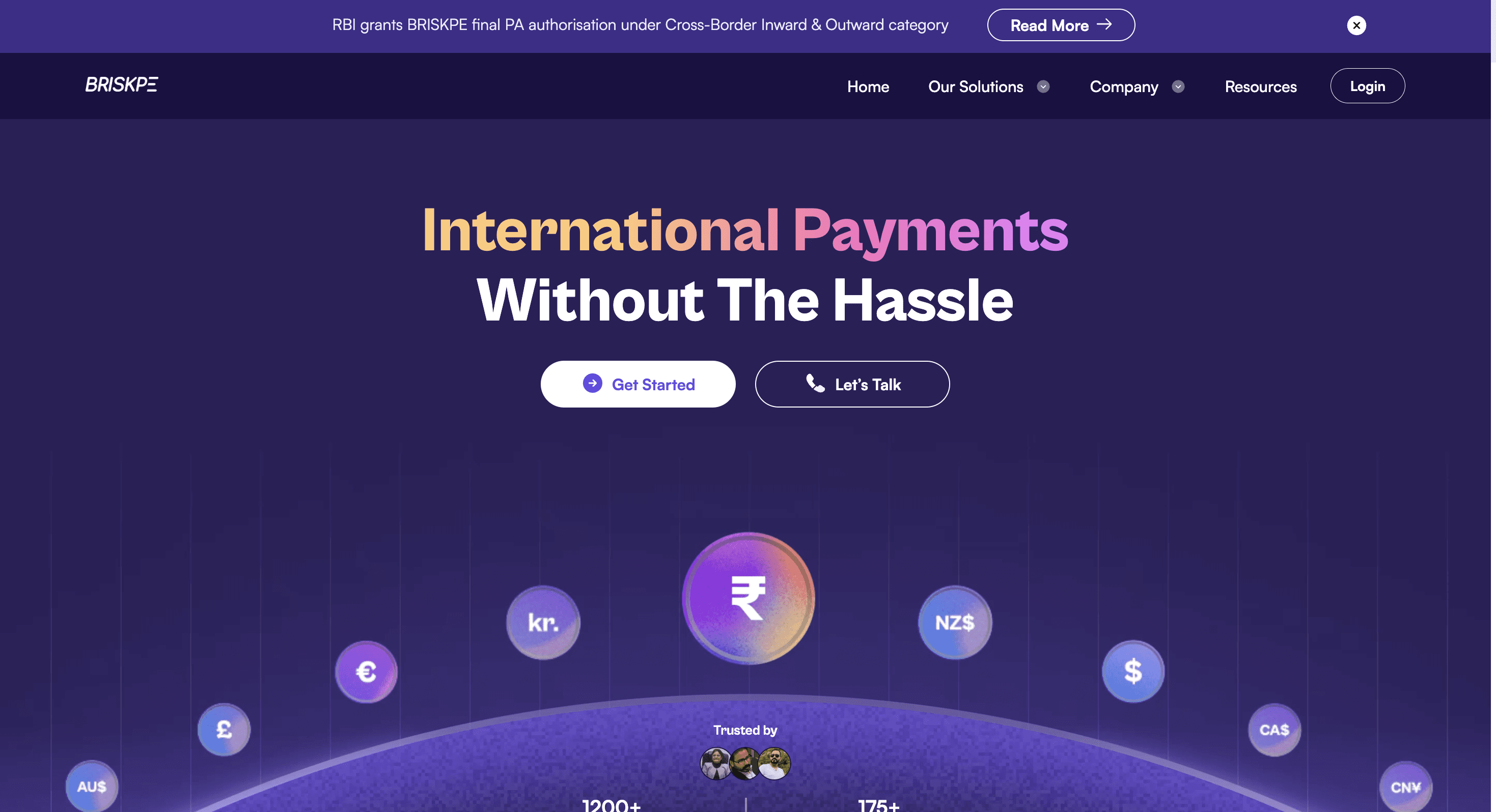 BriskPe - Cross Border Payment Platform