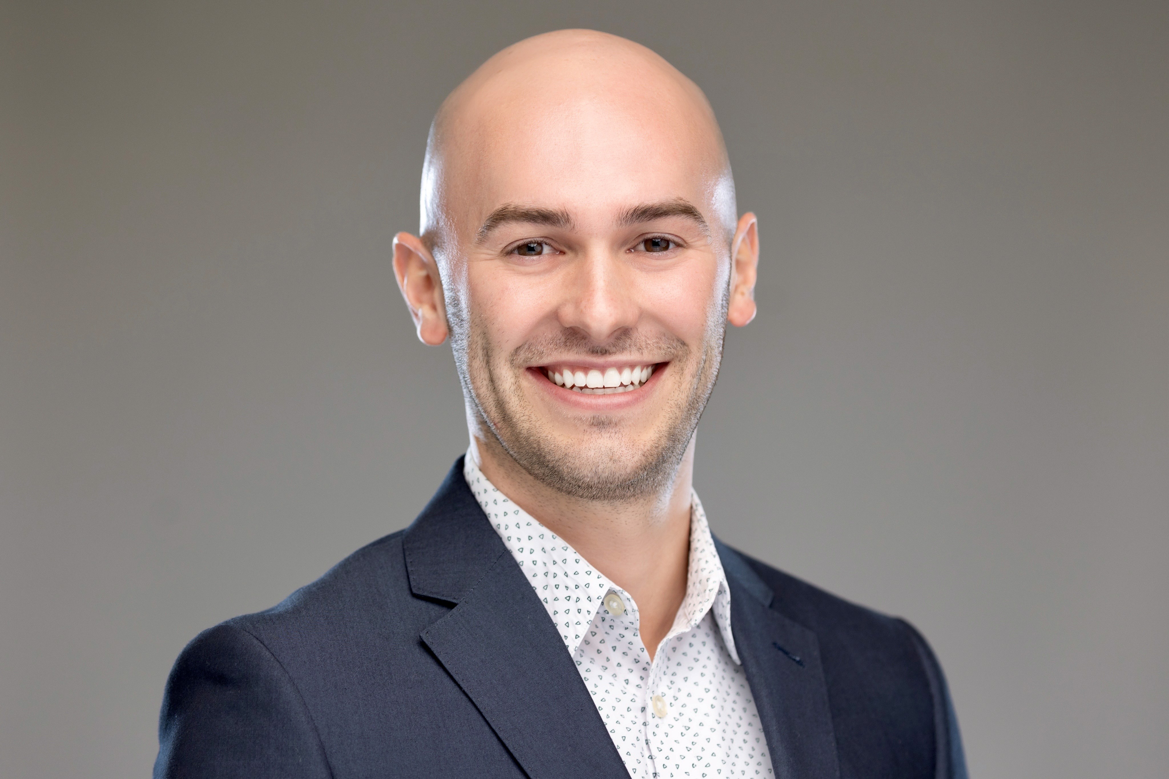 Portrait of portfolio creator – front view