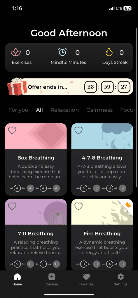 Meditation app image