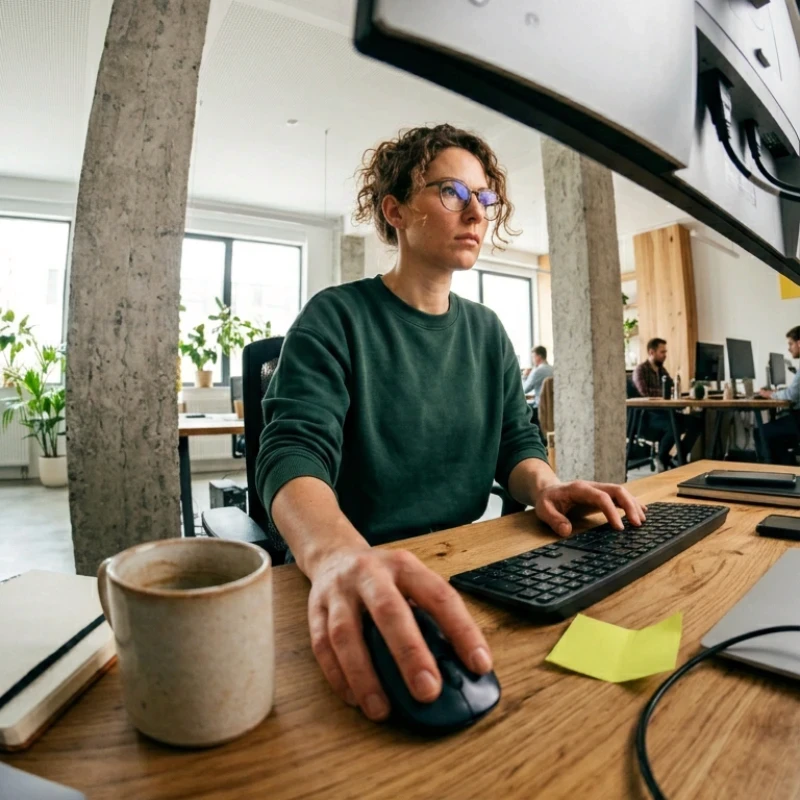 Équipe de professionnels en agence analysant des tableaux de bord de performance, des graphiques de conversion et des indicateurs de suivi sur plusieurs écrans haute résolution, illustrant notre expertise en Stratégie de comm 360° pour garantir une optimisation continue pour rester compétitif.