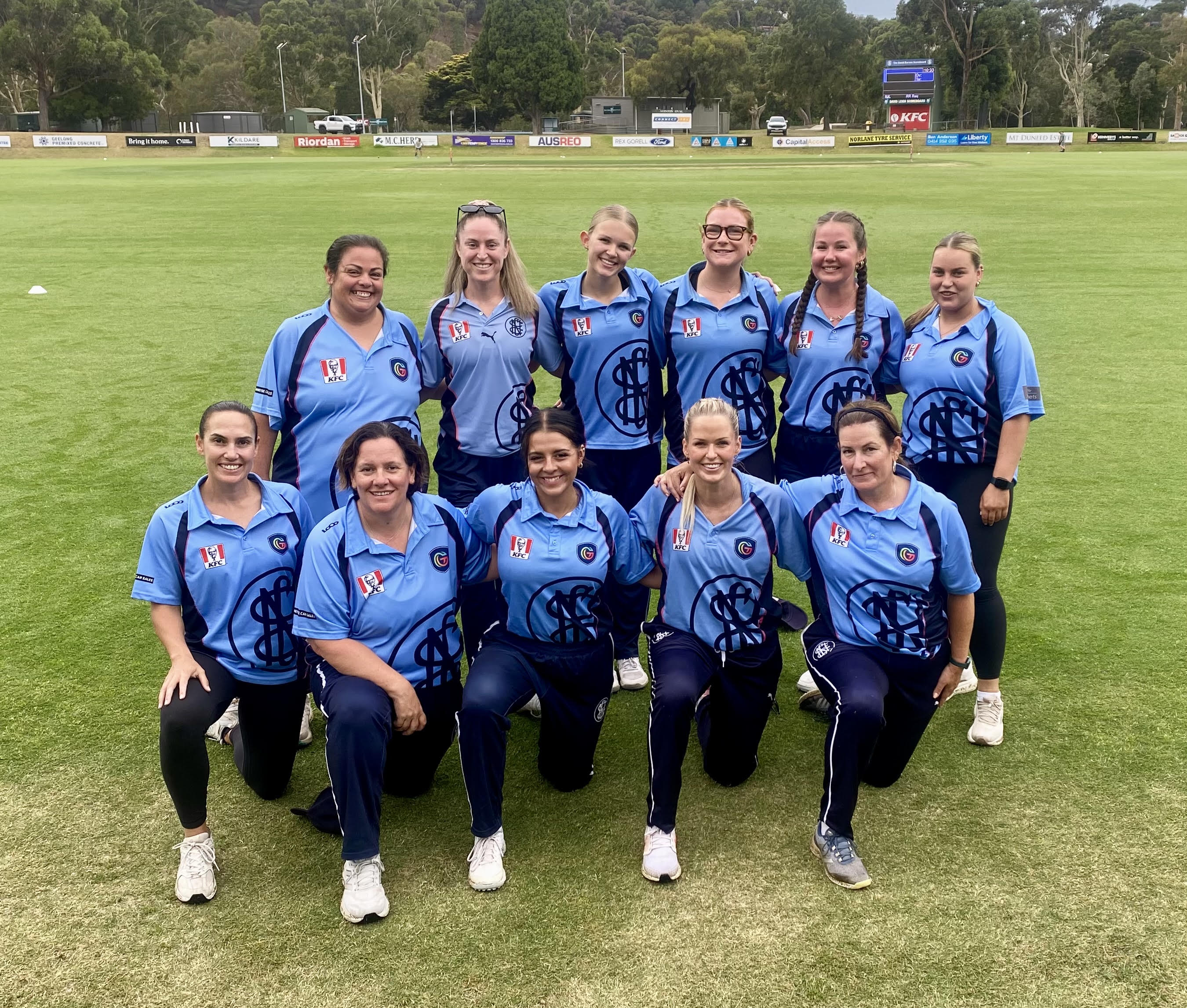 Women's cricket team at Newtown & Chilwell Cricket Club
