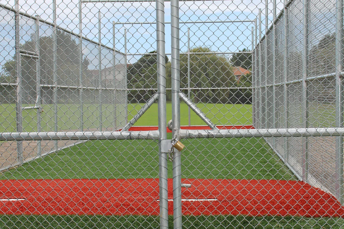 Completed school fencing project