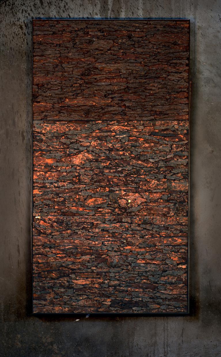 herd of sheep on road painting