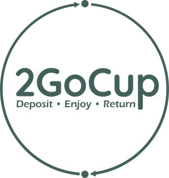 Logo of 2GoCup who is working together with As One Restaurant Dublin